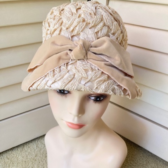 1950's Spring Summer Cloche Hat - Picture 12 of 13